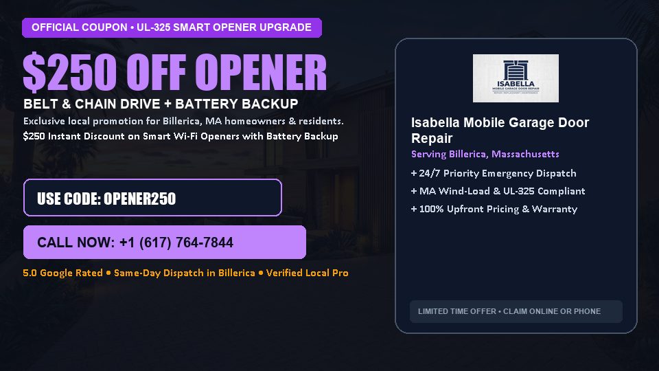 Isabella Mobile Garage Door Repair $250 OFF Premium LiftMaster Opener Installation